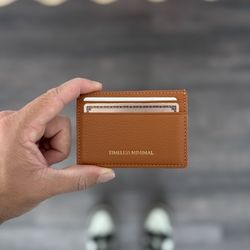 GENUINE LEATHER CARD HOLDER WALLET