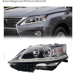 Headlight Replacement for 2013-2015 Lexus RX350 RX450h HID Xenon Halogen w/o AFS Driver Side (Left