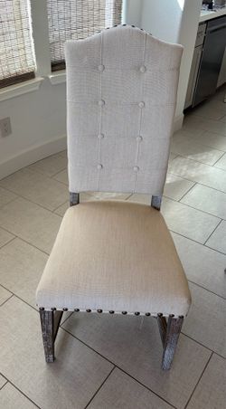 dining chair, beige (6)