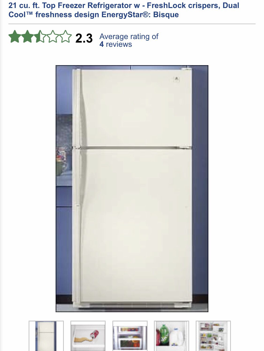 Maytag Top Freezer Refrigerador with ice maker