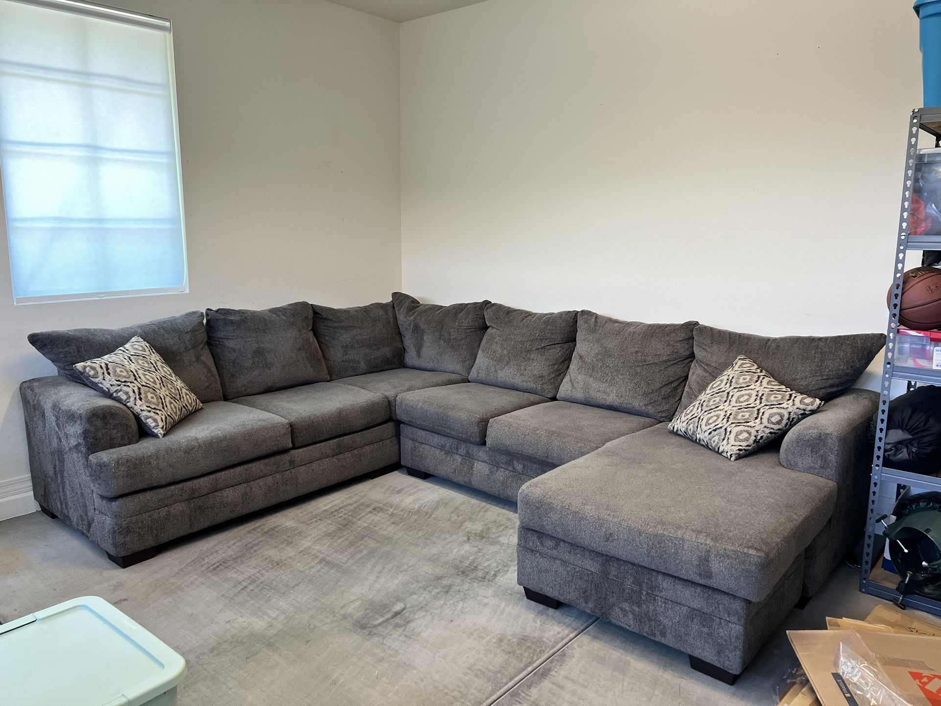 Large Gray Couch
