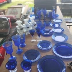 Blue China Set