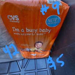42 Cvs Diapers. Size 2