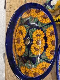 ceramic mexican sinks with matching soap dispenser