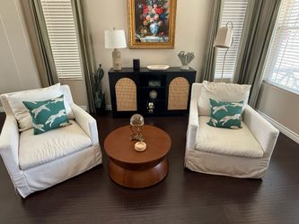 Brynn Feather Filled Swivel Chairs