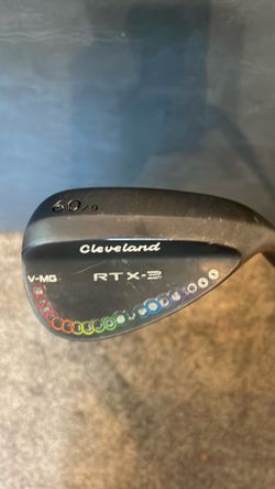 Cleveland RTX-3 Black Satin 60° wedge
