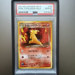 Dark Typhlosion - Japanese Neo Destiney - PSA 10 