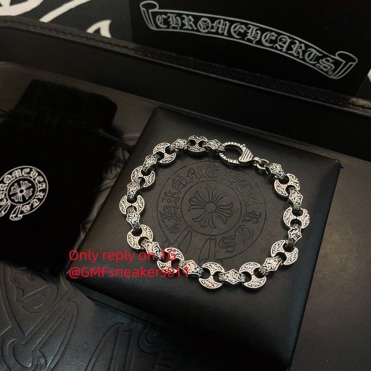C.hrome H.earts bracelet 