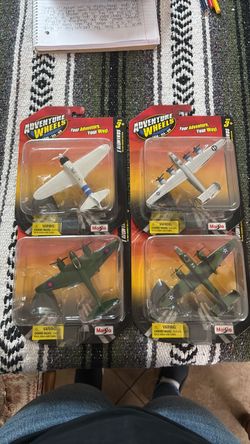 Maisto Adventure Wheels Tailwinds Die-Cast Planes Set of 4