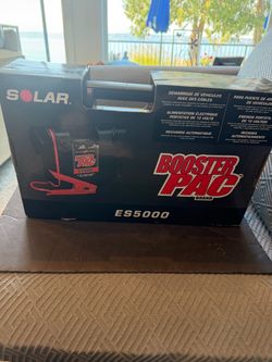 Solar Booster Pac ES5000 Jump Starter Brand New