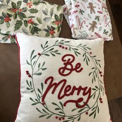 Christmas Tablecloths and Cushion