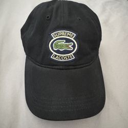 Supreme Lacoste Twill 6-Panel Hat