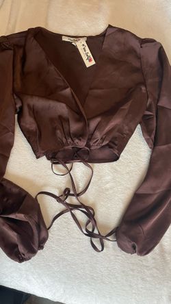 Brown Cropped Top