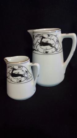 VINTAGE MINI PITCHER & CREAMER SET
