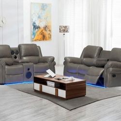 SOFA SET  2PCS RECLINERS  