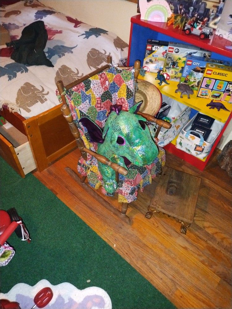 Antique Kids Rocking Chair