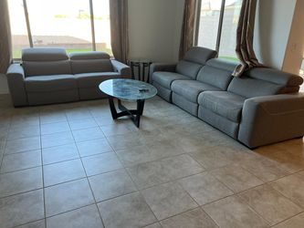 Gray 2 pc sofa set