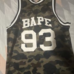 Camo Green Bape Jersey