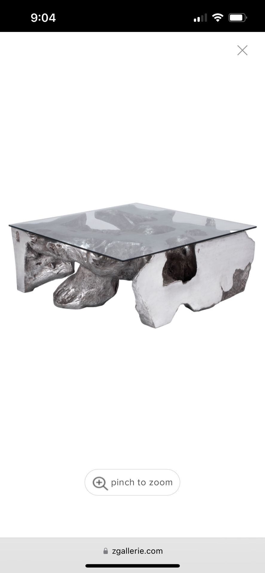 Z Gallerie Coffee Table
