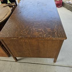 Oak Desk And Chair