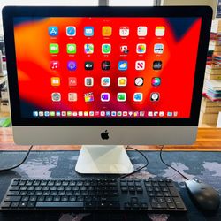 Apple iMac 4K Retina 21” 2017 3Ghz QuadCore i5  8GB 256GB SSD Video Editing Audio Recording