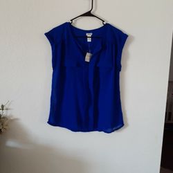 Brand New Dodger Blue Blouse