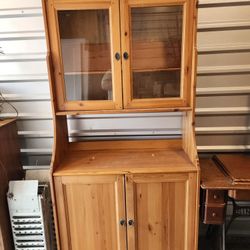 IKEA Cabinet With Hutch