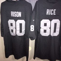 Oakland Raiders 2000-02 Jerry Rice And Andre Rison 