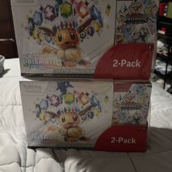 Pokémon Scarlet & Violet Prismatic Evolutions  Elite Trainer Bundle (2 Pack) 