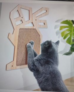 Wall Mounted Cat Scratching Board, HEMP