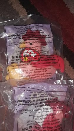 19 McDonald's TY tiny beanie babies