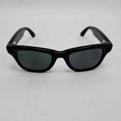 Ray-Ban Stories Wayfarer Shiny Black Standard RW4006 601/71 AI Smart Glasses