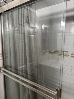 Glass sliding door