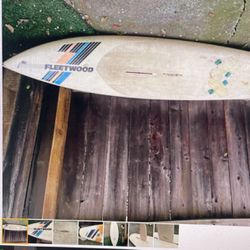 Vintage 9’ 6” Speed Shape Pintail Longboard Surfboard Fleetwood 