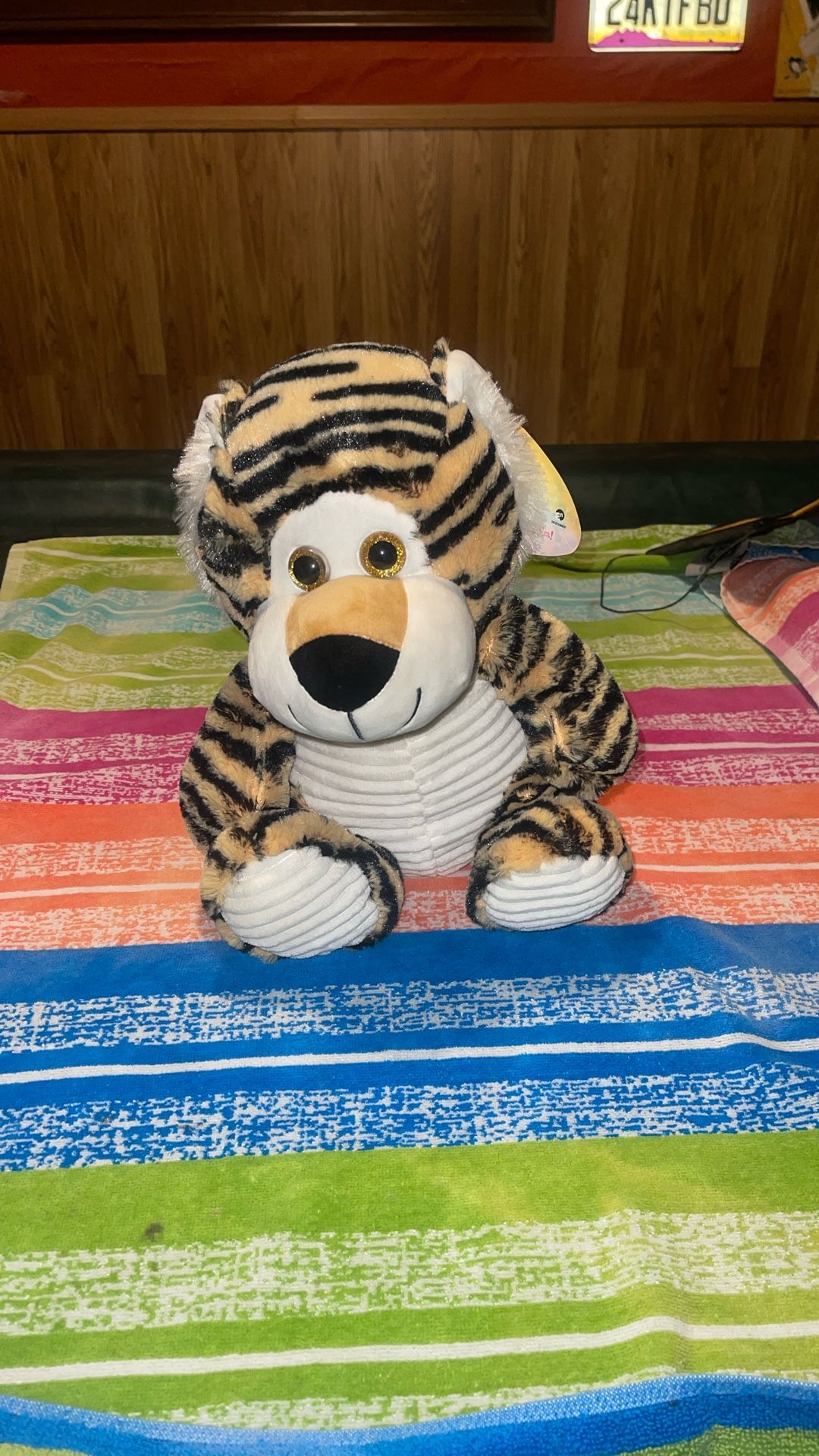 Sugar Loaf Tiger 13" Plush Stuffed Animal New