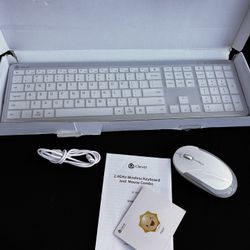 iClever GK08 2.4GHz Wireless Keyboard and Mouse Combo