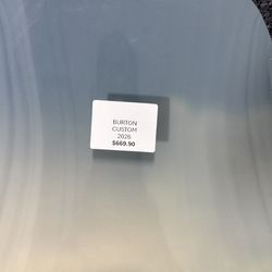 Brand new sealed 2026 Burton Custom