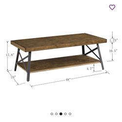 Wayfair Farmhouse Coffee Table 