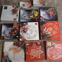 ​🎁 Stunning Collection of 12 Mikasa & Studio Nova Glass Serving Pieces - NEW in Box! 🥂
​