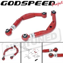 GODSPEED AK-303-B GSP ADJUSTABLE CAMBER REAR CONTROL ARMS KIT WITH SPHERICAL BEARINGS ALIGNMENT FOR Kia K5 (DL3) 2021-26