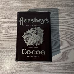 Hershey’s Cocoa Pig Bank Tin Vintage 