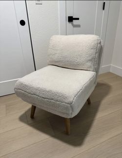 Faux-fur Accent Chair