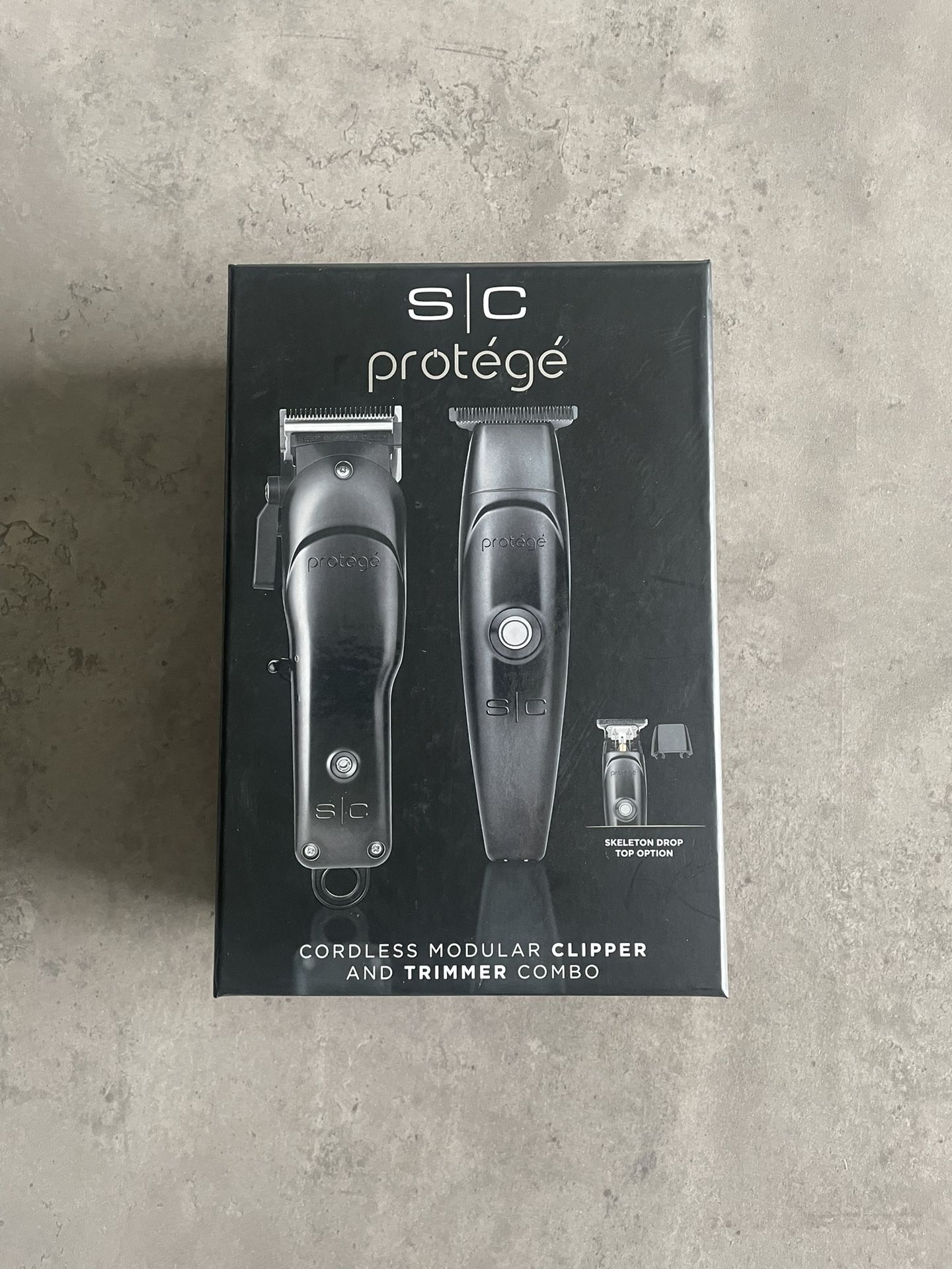 StyleCraft Protégé Clipper Trimmer Combo | Matte Metallic Black | SCRBC - NEW