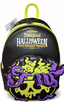 New 2025 Run Disney Rundisney Halloween Marathon Disneyland Loungefly Backpack