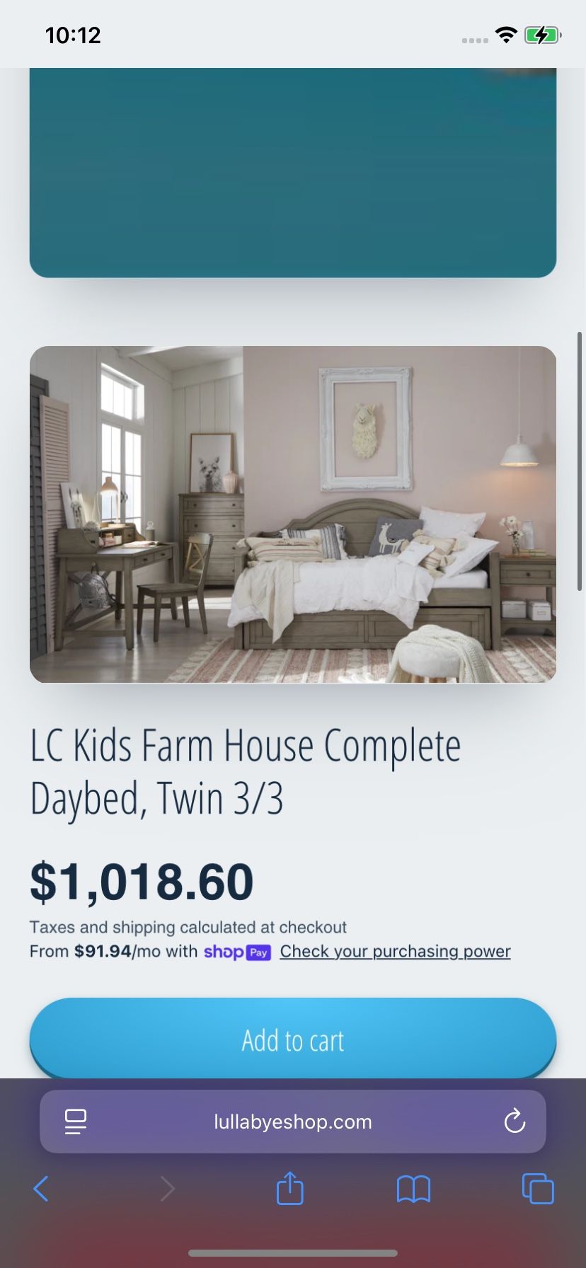 LC Kids Farm House Daybed