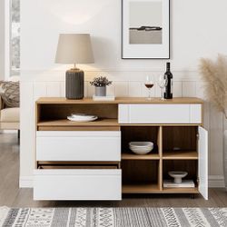 New Storage Sideboard Buffet Console Server Credenza, TV Stand