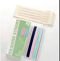 22 Pcs  Straws - Reusable Drinking Straws for 30oz and 20oz Tumblers 8.7” Straight