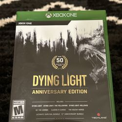 Xbox One Series X  Dying Light Anniversary Edition Game Great Condition $18 OBO