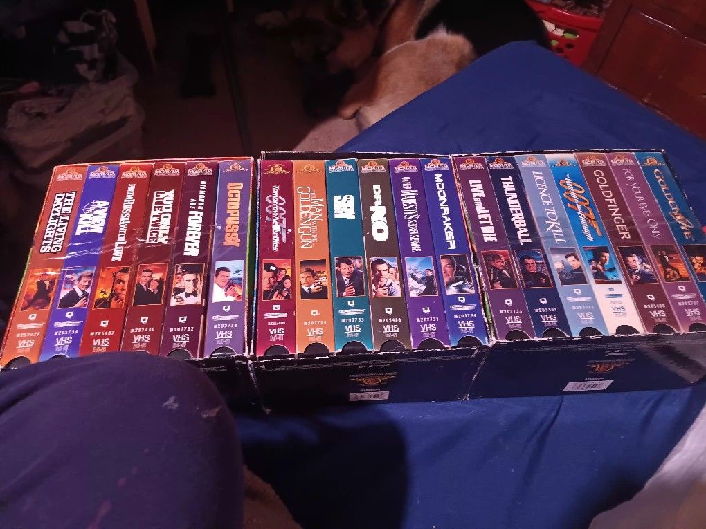 James Bond VHS Collection