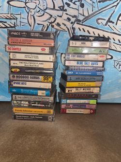 Vintage Cassette Tape Collection (25 Tapes) – Folk, Bluegrass, Rock, Soul & Classic Pop